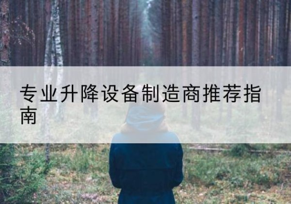 辽源电动剪叉升降平台厂家-专业升降设备制造商推荐指南